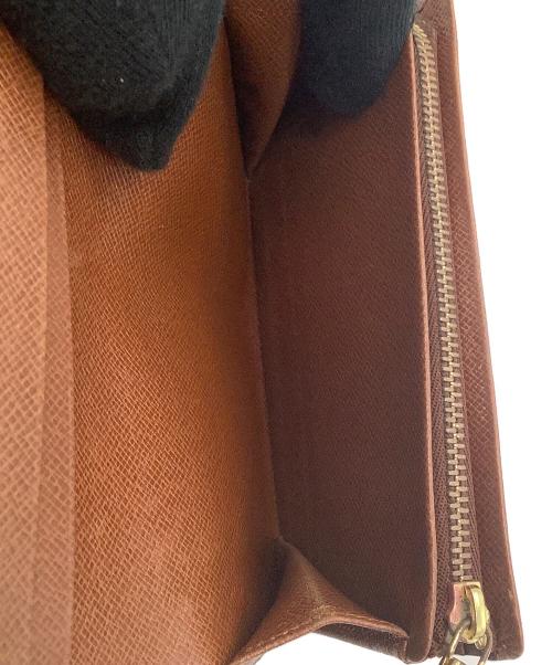 LOUIS VUITTON（ルイ ヴィトン）LOUIS VUITTON (ルイ ヴィトン) モノグラム　ポルトモネ・ビエ・トレゾール ブラウンの古着・服飾アイテム