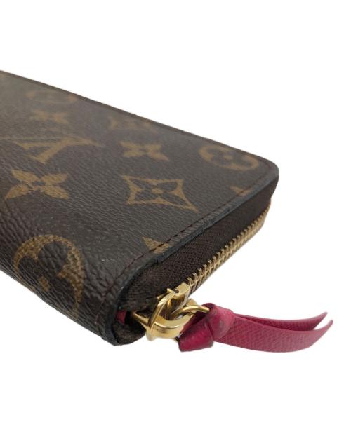 LOUIS VUITTON（ルイ ヴィトン）LOUIS VUITTON (ルイ ヴィトン) モノグラム　ポルトフォイユ・クレマンス フューシャの古着・服飾アイテム