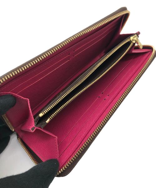 LOUIS VUITTON（ルイ ヴィトン）LOUIS VUITTON (ルイ ヴィトン) モノグラム　ポルトフォイユ・クレマンス フューシャの古着・服飾アイテム