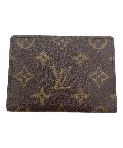LOUIS VUITTON（ルイ ヴィトン）LOUIS VUITTON (ルイ ヴィトン) モノグラム ポルト2カルト・ヴェルティカル ブラウンの古着・服飾アイテム