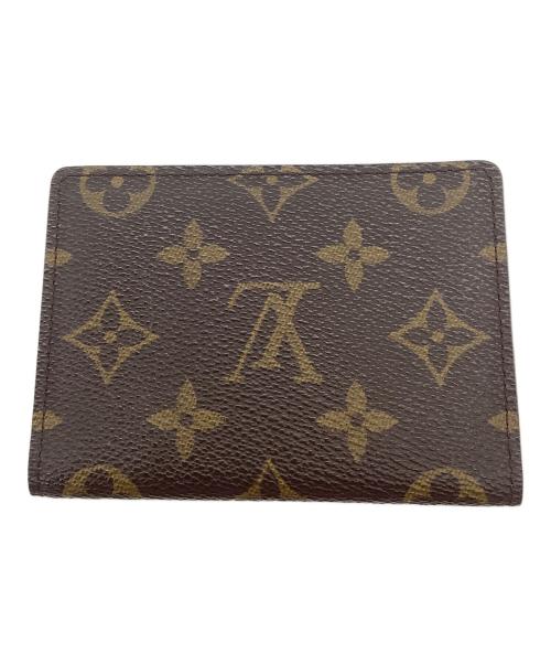 LOUIS VUITTON（ルイ ヴィトン）LOUIS VUITTON (ルイ ヴィトン) モノグラム ポルト2カルト・ヴェルティカル ブラウンの古着・服飾アイテム