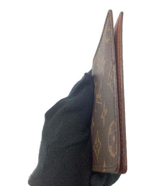 LOUIS VUITTON（ルイ ヴィトン）LOUIS VUITTON (ルイ ヴィトン) モノグラム ポルト2カルト・ヴェルティカル ブラウンの古着・服飾アイテム
