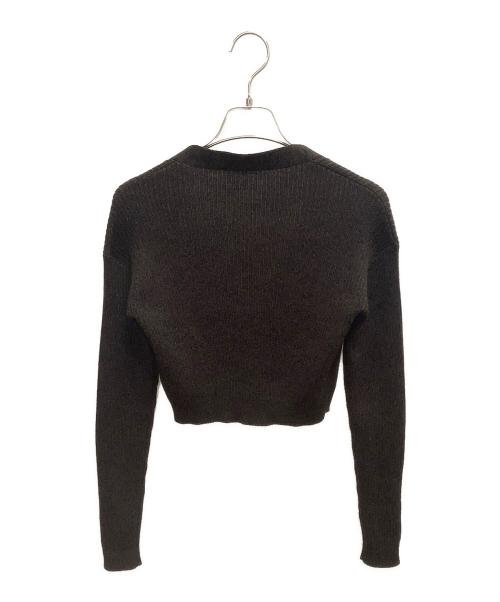 PRADA（プラダ）PRADA (プラダ) ショートカーディガン ブラウン サイズ:SIZE 38の古着・服飾アイテム