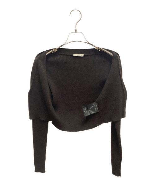 PRADA（プラダ）PRADA (プラダ) ショートカーディガン ブラウン サイズ:SIZE 38の古着・服飾アイテム