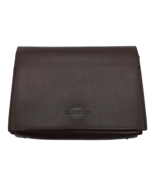 JIL SANDER（ジルサンダー）JIL SANDER (ジルサンダー) カードケース ブラウンの古着・服飾アイテム