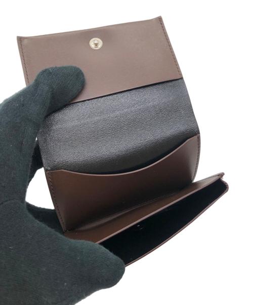 JIL SANDER（ジルサンダー）JIL SANDER (ジルサンダー) カードケース ブラウンの古着・服飾アイテム