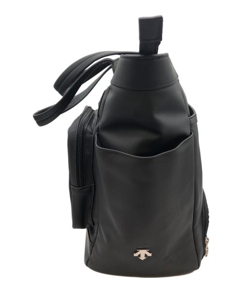 DESCENTE GOLF（デサントゴルフ）DESCENTE GOLF (デサントゴルフ) シューズインポケット トートバッグ ブラックの古着・服飾アイテム
