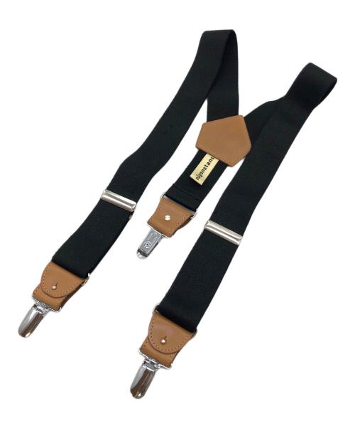 nagonstans（ナゴンスタンス）nagonstans (ナゴンスタンス) サスペンダー ブラックの古着・服飾アイテム