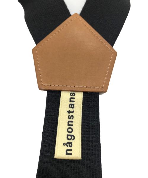 nagonstans（ナゴンスタンス）nagonstans (ナゴンスタンス) サスペンダー ブラックの古着・服飾アイテム