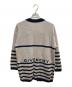 GIVENCHY (ジバンシィ) ボーダーカーディガン ホワイト×ネイビー サイズ:SIZE 9号：7000円