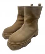 GIA BORGHINIジア・ボルギーニ）の古着「ショートブーツ」｜ブラウン