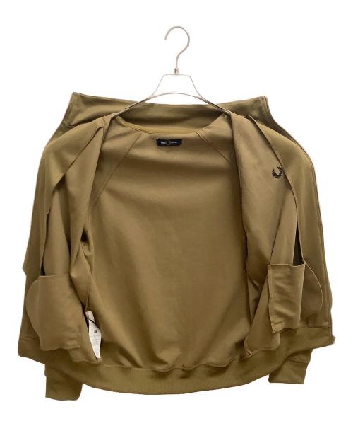 FRED PERRY（フレッドペリー）FRED PERRY (フレッドペリー) Contrast Tape Track Jacket ブラウン サイズ:SIZE Lの古着・服飾アイテム
