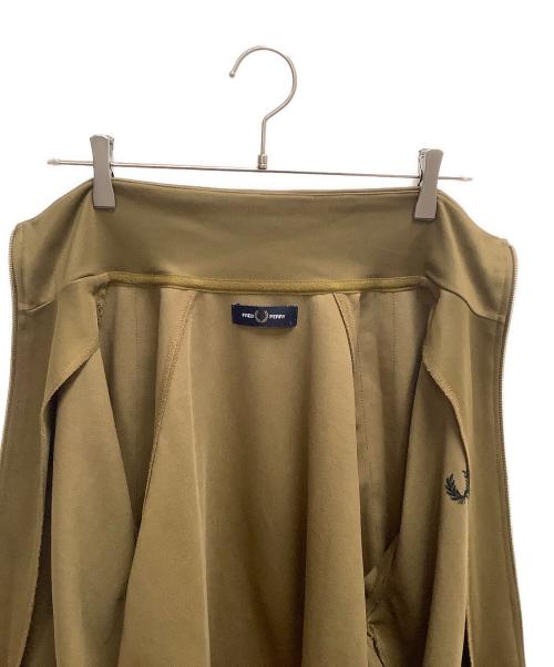 FRED PERRY（フレッドペリー）FRED PERRY (フレッドペリー) Contrast Tape Track Jacket ブラウン サイズ:SIZE Lの古着・服飾アイテム