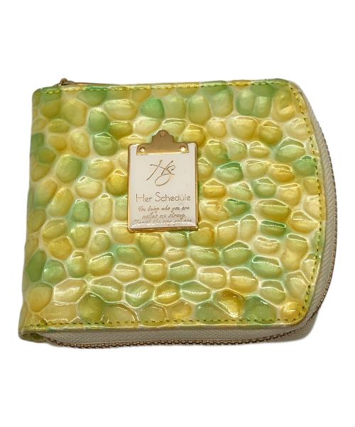 HER SCHEDULE（ハースケジュール）HER SCHEDULE (ハースケジュール) Happy Sunshine グリーン×イエローの古着・服飾アイテム