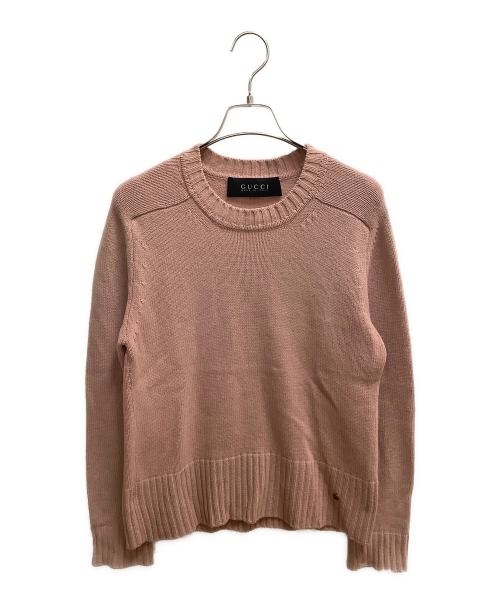 GUCCI（グッチ）GUCCI (グッチ) ニット ピンク サイズ:SIZE Lの古着・服飾アイテム
