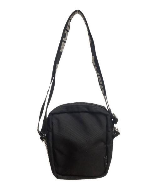SUPREME（シュプリーム）SUPREME (シュプリーム) ロゴショルダーバッグ ブラックの古着・服飾アイテム