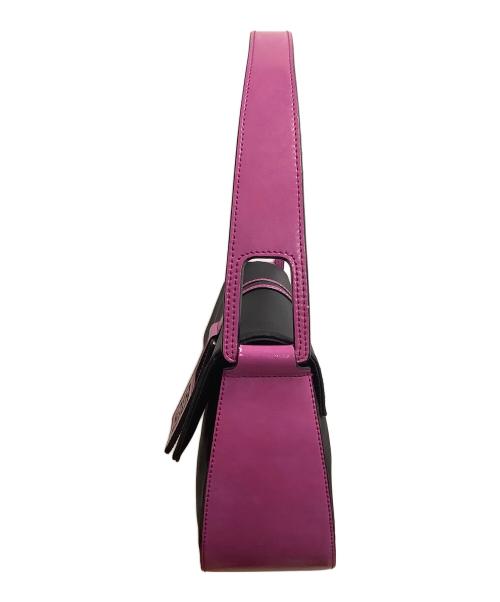 GIVENCHY（ジバンシィ）GIVENCHY (ジバンシィ) バイカラーワンショルダーバッグ ブラック×パープルの古着・服飾アイテム