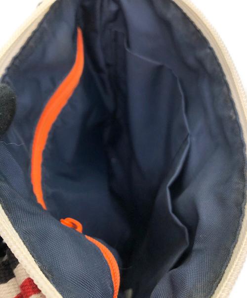 CASTELBAJAC（カステルバジャック）CASTELBAJAC (カステルバジャック) ショルダーバッグ レッド×ホワイトの古着・服飾アイテム