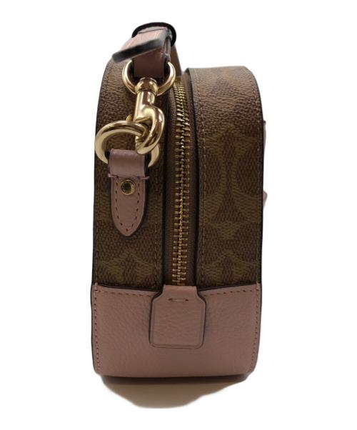 COACH（コーチ）COACH (コーチ) Disney (ディズニー) ショルダーバッグ ピンク×ブラウンの古着・服飾アイテム