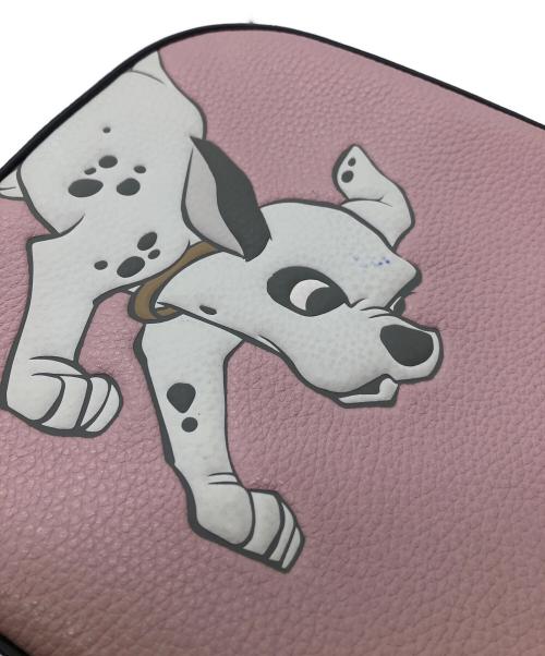 COACH（コーチ）COACH (コーチ) Disney (ディズニー) ショルダーバッグ ピンク×ブラウンの古着・服飾アイテム