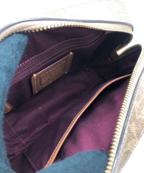 COACH（コーチ）COACH (コーチ) Disney (ディズニー) ショルダーバッグ ピンク×ブラウンの古着・服飾アイテム