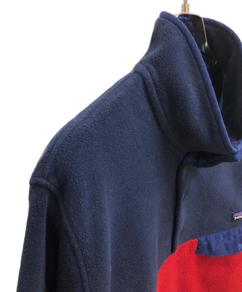 Patagonia（パタゴニア）Patagonia (パタゴニア) シンチラスナップT ネイビー×レッド サイズ:SIZE Mの古着・服飾アイテム