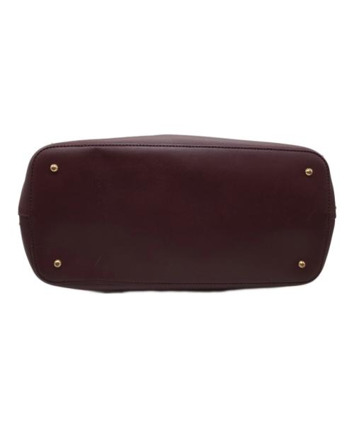 LAUREN RALPH LAUREN（ローレンラルフローレン）LAUREN RALPH LAUREN (ローレンラルフローレン) トートバッグ ボルドーの古着・服飾アイテム