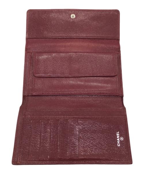 CHANEL（シャネル）CHANEL (シャネル) 長財布 レッドの古着・服飾アイテム