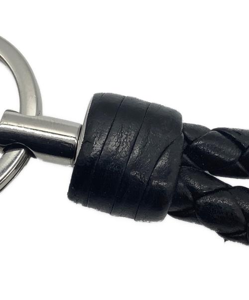 BOTTEGA VENETA（ボッテガベネタ）BOTTEGA VENETA (ボッテガベネタ) キーリング ブラックの古着・服飾アイテム