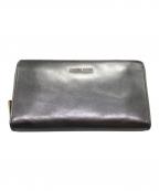 BAGGY’S ANNEXバギーズアネックス）の古着「ラウンドファスナー財布」｜シルバー