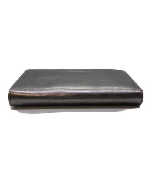 BAGGY’S ANNEX（バギーズアネックス）BAGGY’S ANNEX (バギーズアネックス) ラウンドファスナー財布 シルバーの古着・服飾アイテム