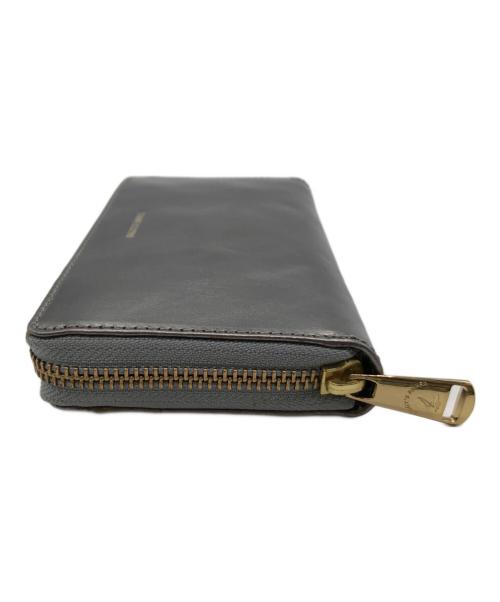 BAGGY’S ANNEX（バギーズアネックス）BAGGY’S ANNEX (バギーズアネックス) ラウンドファスナー財布 シルバーの古着・服飾アイテム