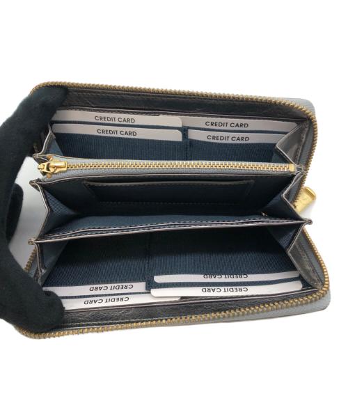 BAGGY’S ANNEX（バギーズアネックス）BAGGY’S ANNEX (バギーズアネックス) ラウンドファスナー財布 シルバーの古着・服飾アイテム