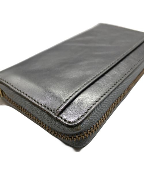 BAGGY’S ANNEX（バギーズアネックス）BAGGY’S ANNEX (バギーズアネックス) ラウンドファスナー財布 シルバーの古着・服飾アイテム