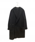 Junhashimotoジュンハシモト）の古着「WOOL JERSEY DRESS GOWN」｜ブラック