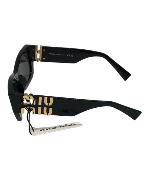 MIU MIU（ミュウミュウ）MIU MIU (ミュウミュウ) サングラス ブラックの古着・服飾アイテム