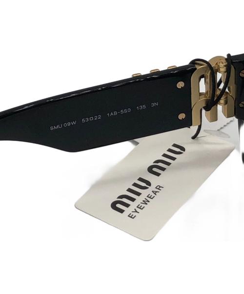 MIU MIU（ミュウミュウ）MIU MIU (ミュウミュウ) サングラス ブラックの古着・服飾アイテム