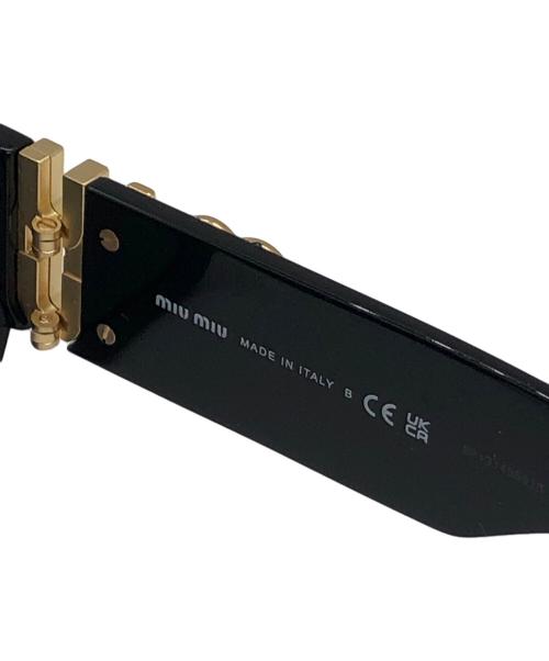 MIU MIU（ミュウミュウ）MIU MIU (ミュウミュウ) サングラス ブラックの古着・服飾アイテム