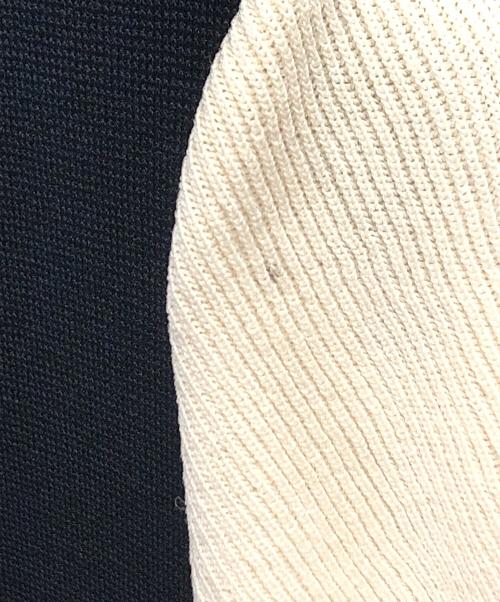 FRED PERRY（フレッドペリー）FRED PERRY (フレッドペリー) KNITTED DRESS ブラック×ホワイト サイズ:SIZE Sの古着・服飾アイテム