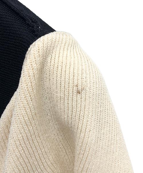 FRED PERRY（フレッドペリー）FRED PERRY (フレッドペリー) KNITTED DRESS ブラック×ホワイト サイズ:SIZE Sの古着・服飾アイテム