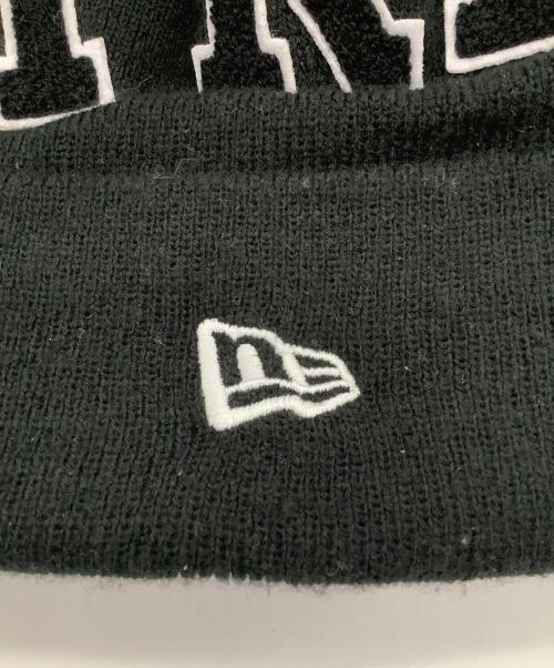 New Era（ニューエラ）New Era (ニューエラ) Supreme (シュプリーム) ニット帽 ブラックの古着・服飾アイテム