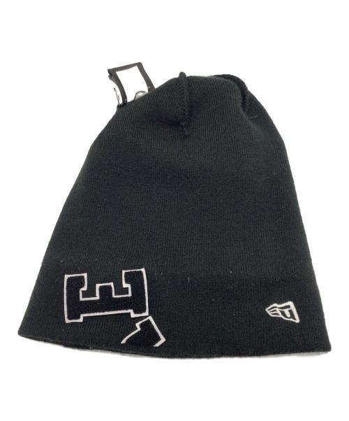 New Era（ニューエラ）New Era (ニューエラ) Supreme (シュプリーム) ニット帽 ブラックの古着・服飾アイテム