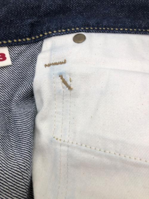 BLUE BLUE（ブルーブルー）BLUE BLUE (ブルーブルー) デニムパンツ インディゴブルー サイズ:SIZE W33×L33の古着・服飾アイテム