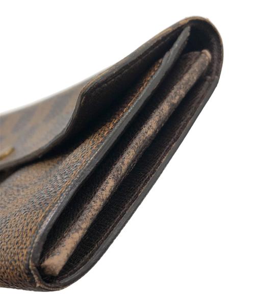 LOUIS VUITTON（ルイ ヴィトン）LOUIS VUITTON (ルイ ヴィトン)  ポシェット・ポルトモネ クレディ ブラウンの古着・服飾アイテム