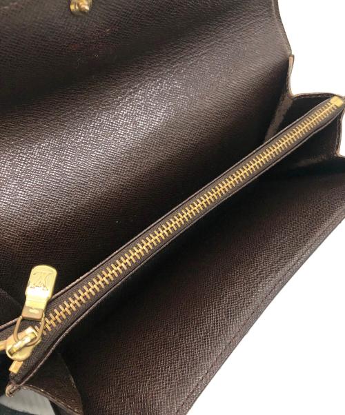 LOUIS VUITTON（ルイ ヴィトン）LOUIS VUITTON (ルイ ヴィトン)  ポシェット・ポルトモネ クレディ ブラウンの古着・服飾アイテム