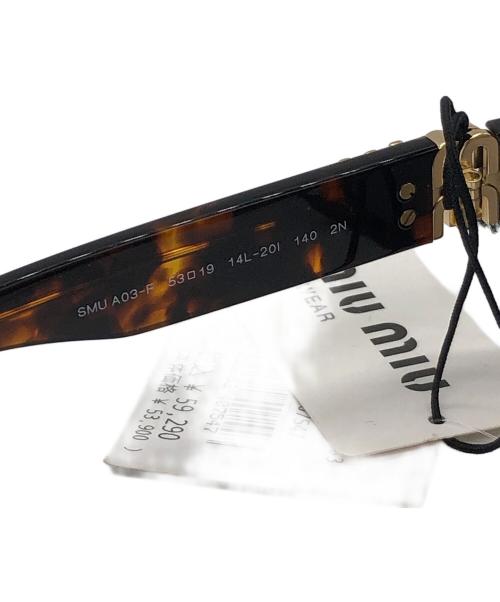 MIU MIU（ミュウミュウ）MIU MIU (ミュウミュウ) サングラス サイズ:53□19-140 未使用品の古着・服飾アイテム