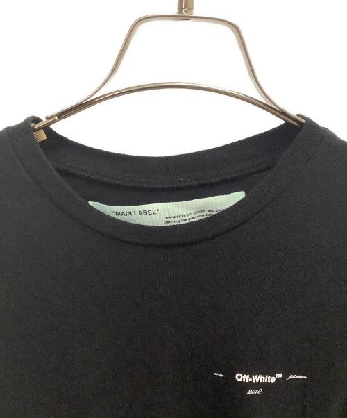 OFFWHITE（オフホワイト）OFFWHITE (オフホワイト) プリントカットソー ブラック サイズ:SIZE XSの古着・服飾アイテム