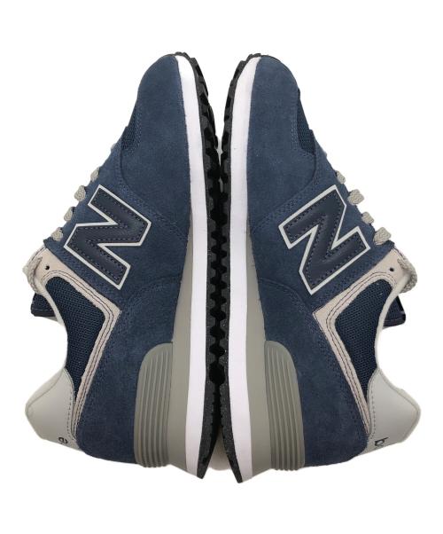 NEW BALANCE（ニューバランス）NEW BALANCE (ニューバランス) ローカットスニーカー ネイビー×グレー サイズ:26cmの古着・服飾アイテム