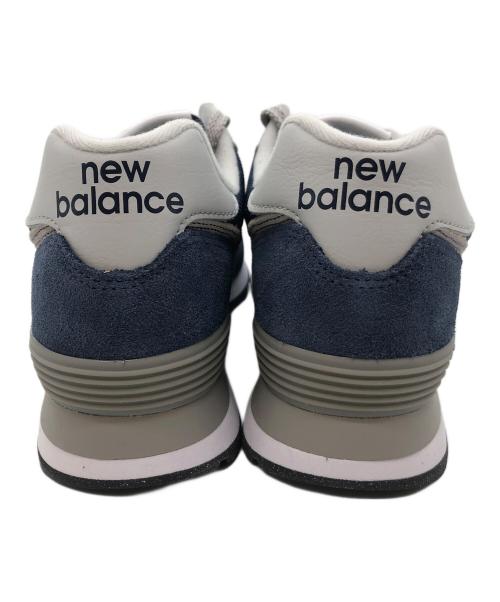 NEW BALANCE（ニューバランス）NEW BALANCE (ニューバランス) ローカットスニーカー ネイビー×グレー サイズ:26cmの古着・服飾アイテム