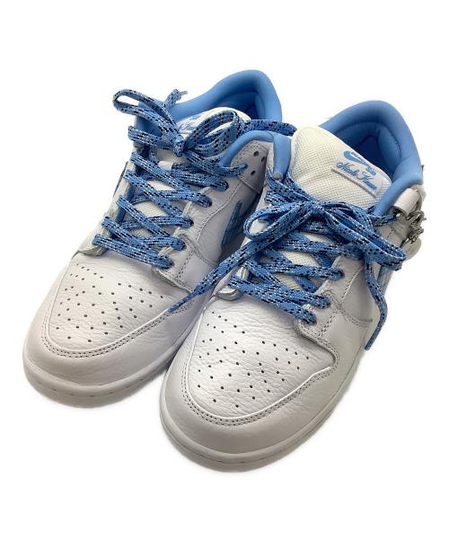 NIKE SB（ナイキエスビー）NIKE SB (ナイキエスビー) Dunk Low Pro Nicole Hause ホワイト×スカイブルー サイズ:SIZE 27.5cmの古着・服飾アイテム